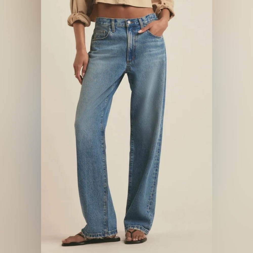 Favorite Daughter Tommy Low Slung Straight Jeans Margate 28